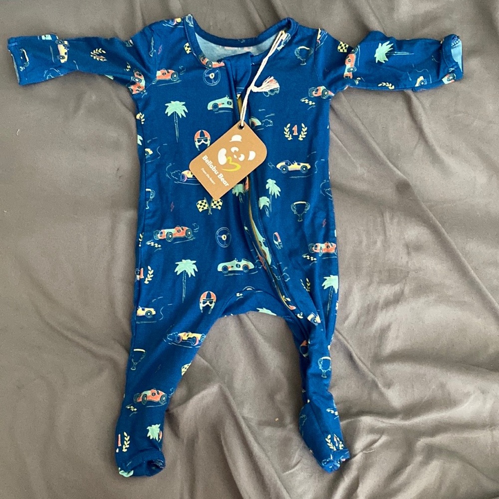 Bellabu Bear Convertible Footie 0-3 Months